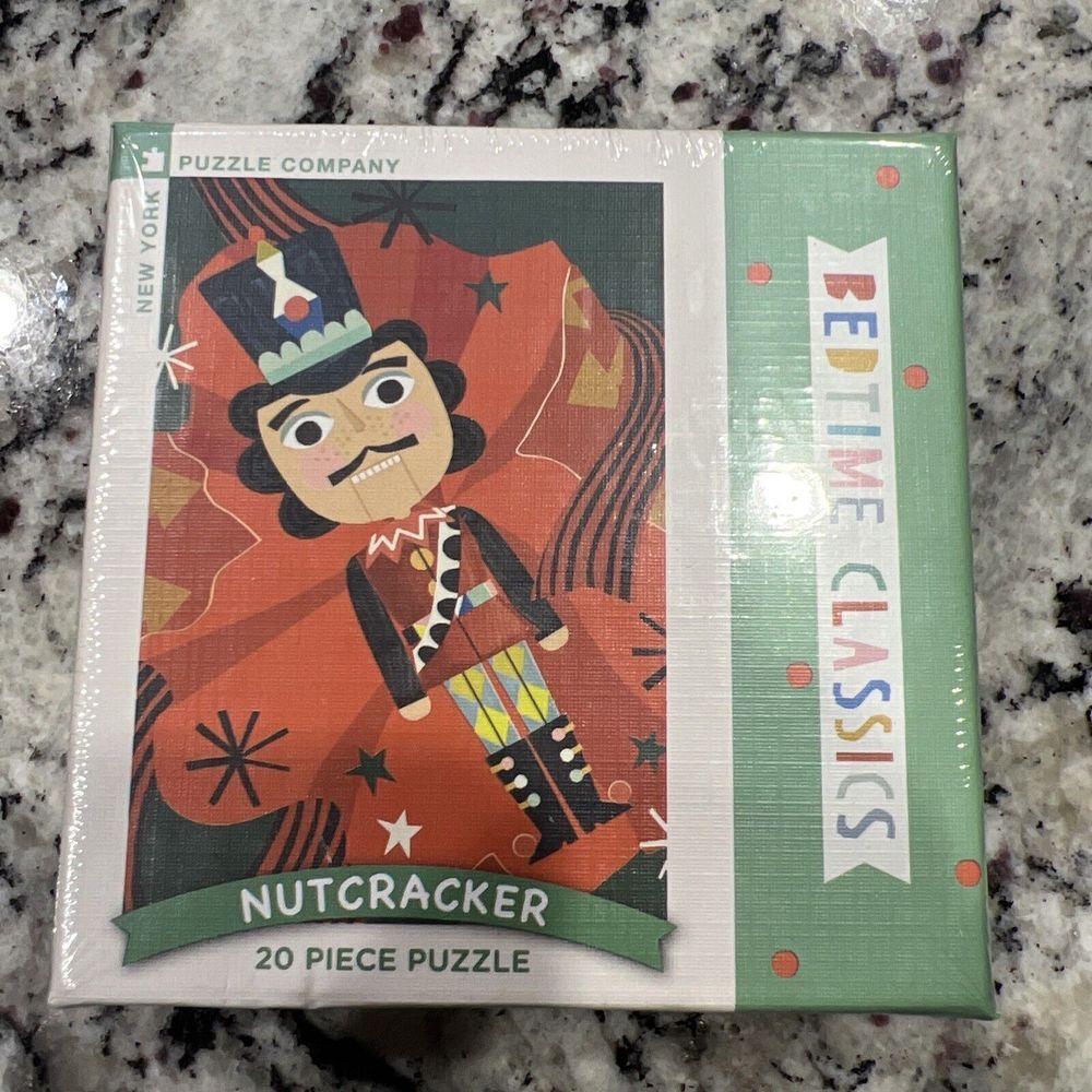 New York Puzzle Company's NUTCRACKER 20pc JIGSAW PUZZLE Great Stocking Stuffer!!